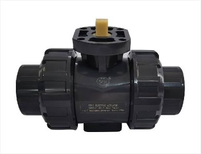 带支架一体式双由令球阀